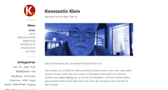 Desktop Screenshot of konstantinklein.com