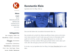 Tablet Screenshot of konstantinklein.com